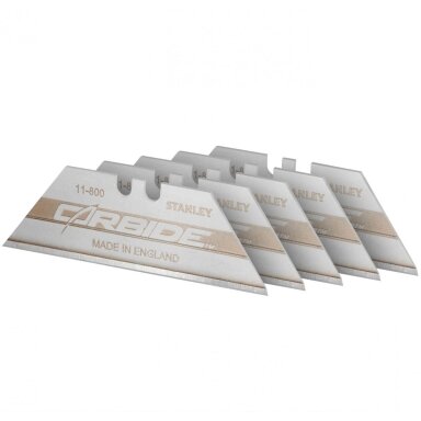 STANLEY trapecinės geležtės Carbide, 5 vnt. STANLEY trapecinės geležtės Carbide, 5 vnt.