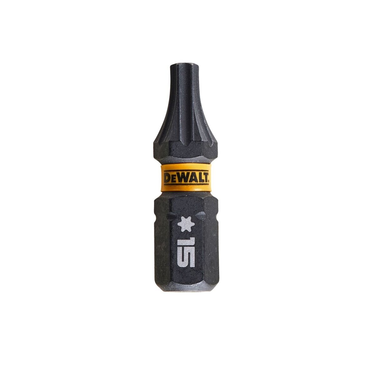 Sukimo antgaliukai FLEXTORQ T15 25 mm, DeWALT, 5 vnt. 1 Sukimo antgaliukai FLEXTORQ T15 25 mm, DeWALT, 5 vnt. 1