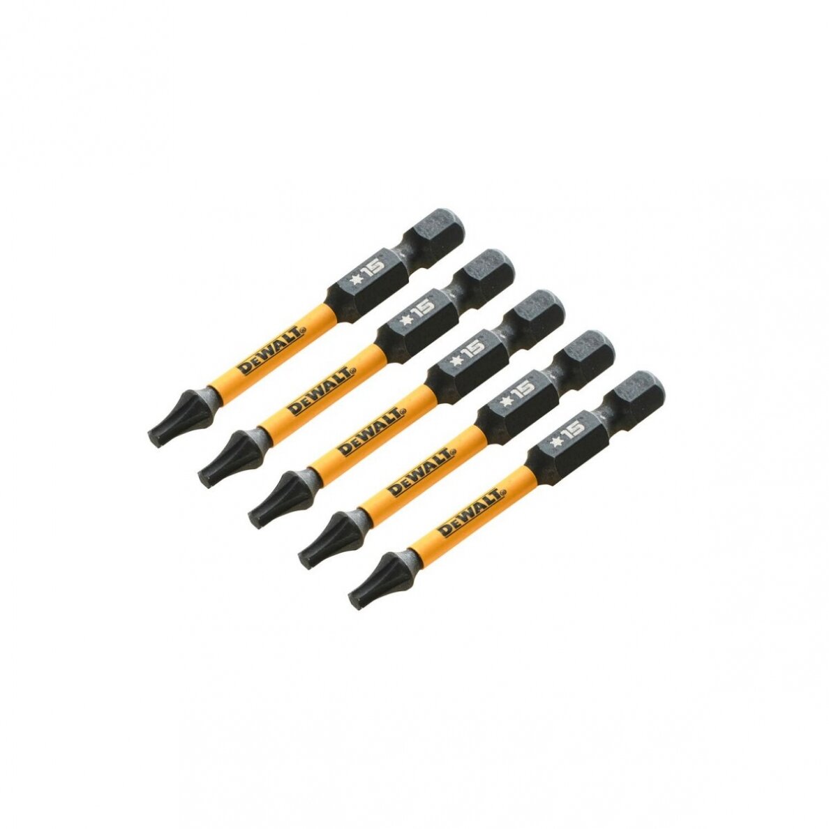 Sukimo antgaliukai FLEXTORQ T15 57 mm, DeWALT, 5 vnt. 3 Sukimo antgaliukai FLEXTORQ T15 57 mm, DeWALT, 5 vnt. 3