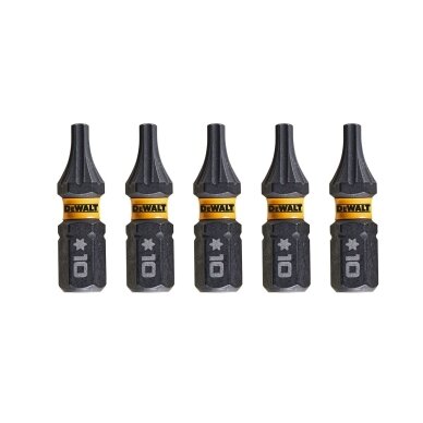 Sukimo antgaliukai FLEXTORQ T10 25 mm, DeWALT, 5 vnt. 2 Sukimo antgaliukai FLEXTORQ T10 25 mm, DeWALT, 5 vnt. 2