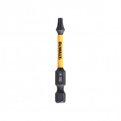 Sukimo antgaliukai FLEXTORQ T15 57 mm, DeWALT, 5 vnt. 1 Sukimo antgaliukai FLEXTORQ T15 57 mm, DeWALT, 5 vnt. 1