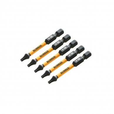 Sukimo antgaliukai FLEXTORQ T15 57 mm, DeWALT, 5 vnt. 3 Sukimo antgaliukai FLEXTORQ T15 57 mm, DeWALT, 5 vnt. 3