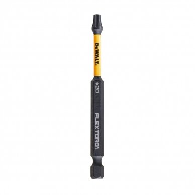 Sukimo antgaliukai FLEXTORQ T20 89 mm, DeWALT, 2 vnt. 1 Sukimo antgaliukai FLEXTORQ T20 89 mm, DeWALT, 2 vnt. 1