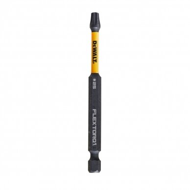 Sukimo antgaliukai FLEXTORQ T25 89 mm, DeWALT, 2 vnt. 3