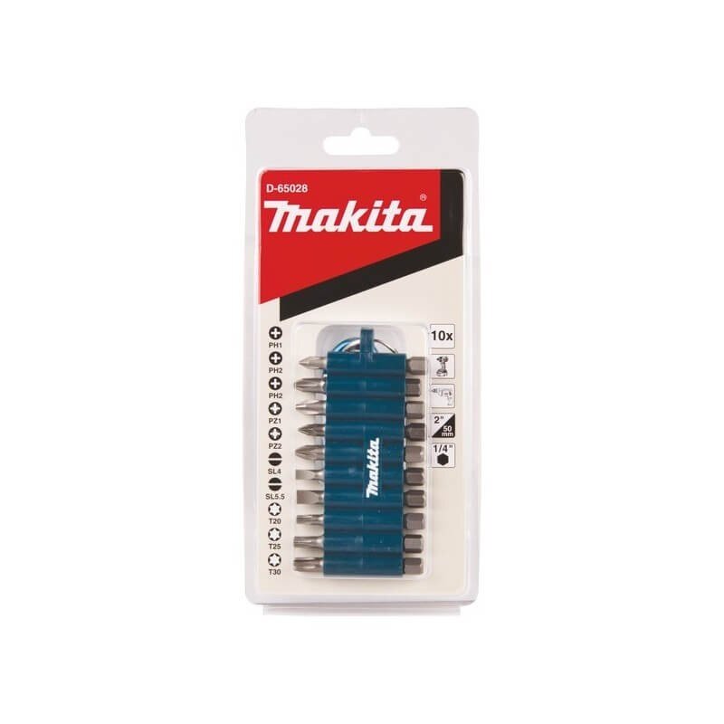 Sukimo antgalių rinkinys MAKITA, 10 vnt. 1 Sukimo antgalių rinkinys MAKITA, 10 vnt. 1