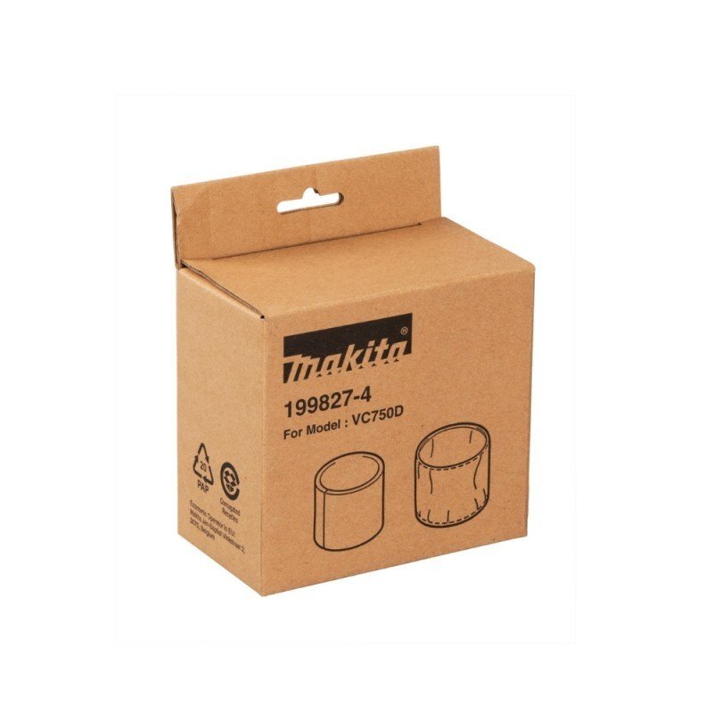 Tarpinis medžiaginis filtras MAKITA DVC750L 2 Tarpinis medžiaginis filtras MAKITA DVC750L 2