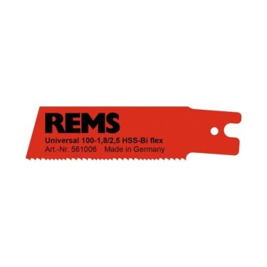 Tiesinio pjūklo pjūkleliai metalui REMS Inox 100mm, 5vnt.