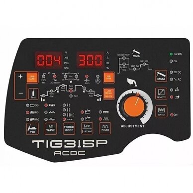 TIG suvirinimo aparatas JASIC TIG 315P AC DC E202 (Aušinamas vandeniu) 1