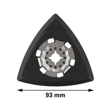 Trikampinis šlifavimo padas BOSCH Starlock PRO AVZ 93 G 1