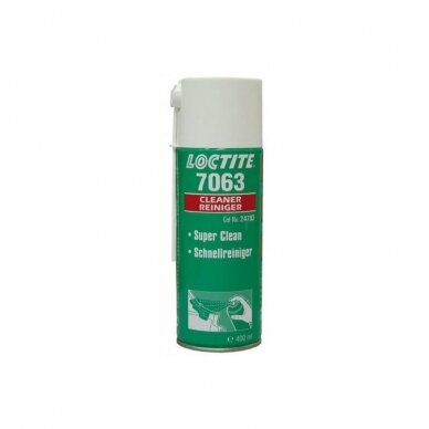 Valymo ir riebalų šalinimo priemonė LOCTITE 7063, 400ml Valymo ir riebalų šalinimo priemonė LOCTITE 7063, 400ml