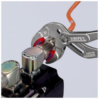 Vamzdinės replės su plastikinėmis žiaunomis KNIPEX 8113250 2 Vamzdinės replės su plastikinėmis žiaunomis KNIPEX 8113250 2