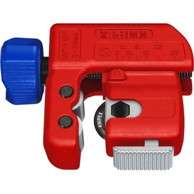 Vamzdžių pjaustyklė KNIPEX TubiX S 3-30mm 1 Vamzdžių pjaustyklė KNIPEX TubiX S 3-30mm 1
