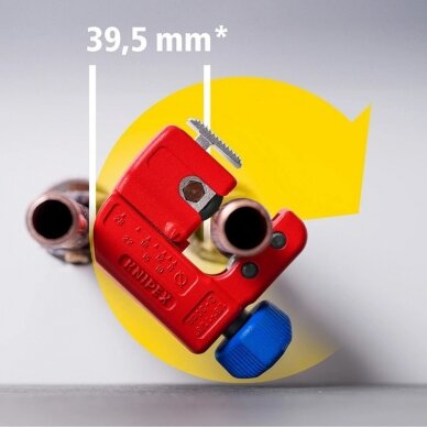 Vamzdžių pjaustyklė KNIPEX TubiX S 3-30mm 4 Vamzdžių pjaustyklė KNIPEX TubiX S 3-30mm 4