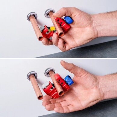 Vamzdžių pjaustyklė KNIPEX TubiX S 3-30mm 8 Vamzdžių pjaustyklė KNIPEX TubiX S 3-30mm 8