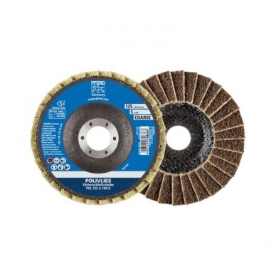 Veltinio šlifavimo diskas PFERD PVL 125 A 100 G Veltinio šlifavimo diskas PFERD PVL 125 A 100 G