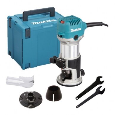 Vertikali freza MAKITA RT0702CJ su priedais Vertikali freza MAKITA RT0702CJ su priedais