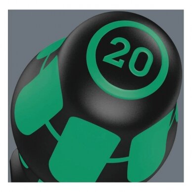 Vidinio šešiakampio atsuktuvas 6/80mm 354 Hex-Plus WERA 2 Vidinio šešiakampio atsuktuvas 6/80mm 354 Hex-Plus WERA 2