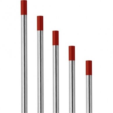 Volframinis elektrodas WT20 3,2 mm BINZEL (raudonas) 10 vnt. Volframinis elektrodas WT20 3,2 mm BINZEL (raudonas) 10 vnt.