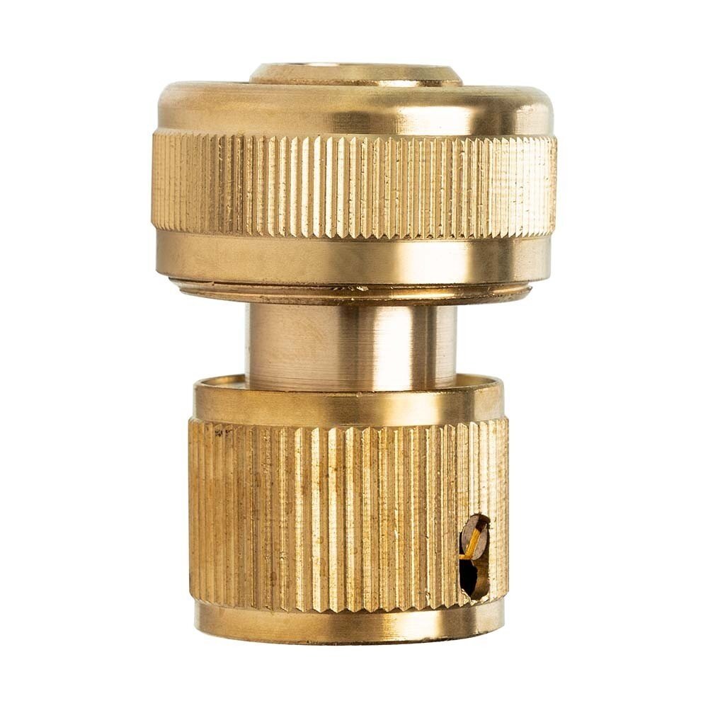 Žalvarinė jungtis su STOP mech. 3/4'' Žalvarinė jungtis su STOP mech. 3/4''