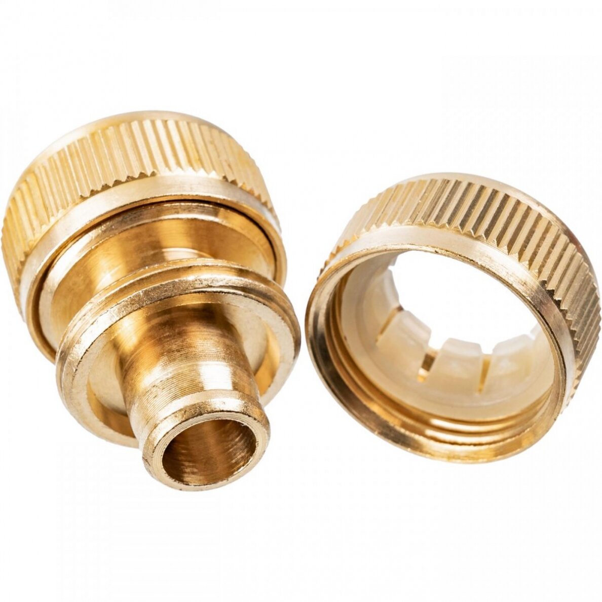 Žalvarinė 1/2'' žarnų jungtis 1 Žalvarinė 1/2'' žarnų jungtis 1