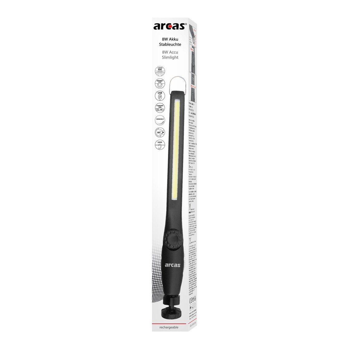 Žibintas Accu Slimlight, 8W, 18650 Li-ion, įkraunamas USB-C, CAMELION 1 Žibintas Accu Slimlight, 8W, 18650 Li-ion, įkraunamas USB-C, CAMELION 1